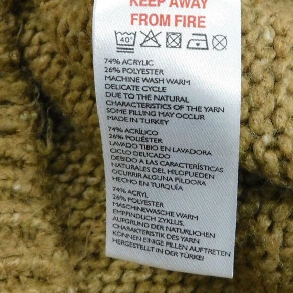 Urban Outfitters "Mia" Carmel Knit Drop Shoulder Sweater - Picture 7 of 9